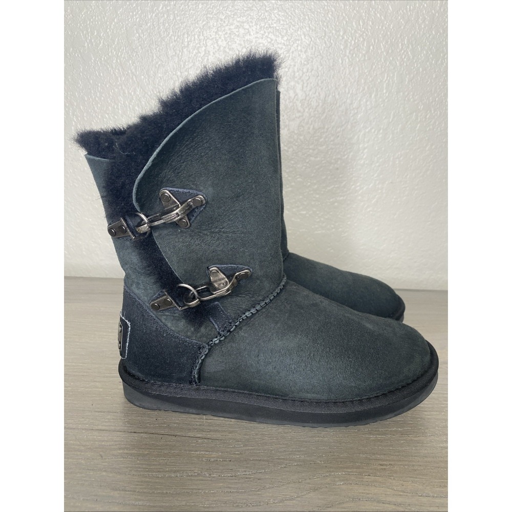 Australia Luxe Boots Black SheepskinRenegade Womens Sz 6